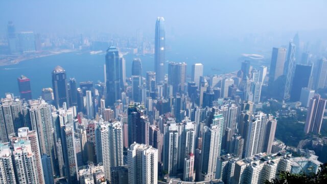 HK skyline from The Peak
