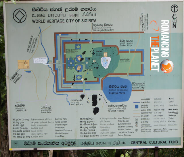 Sigiriya Map