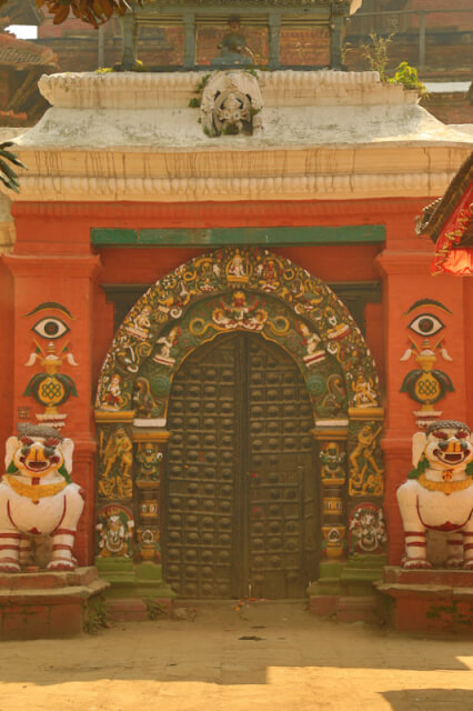 Door leading into Taleju Temple, Kathmandu Durbar Square