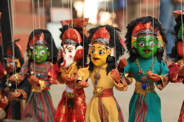 Puppets for sale, Kathmandu Durbar Square