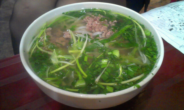 Pho is a famous food in Vietnam