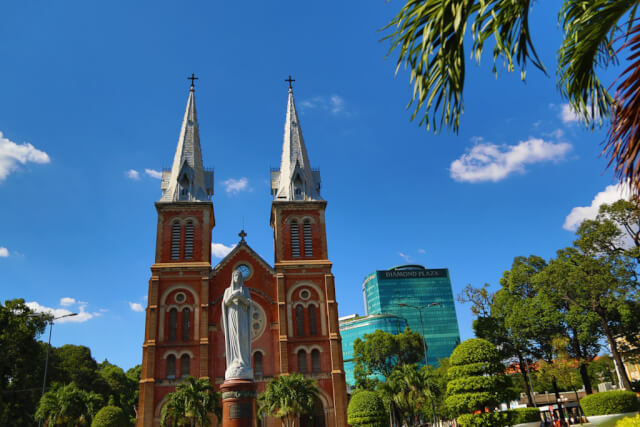 Saigon Notre-Dame Basilica, Ho Chi Minh City, Vietnam