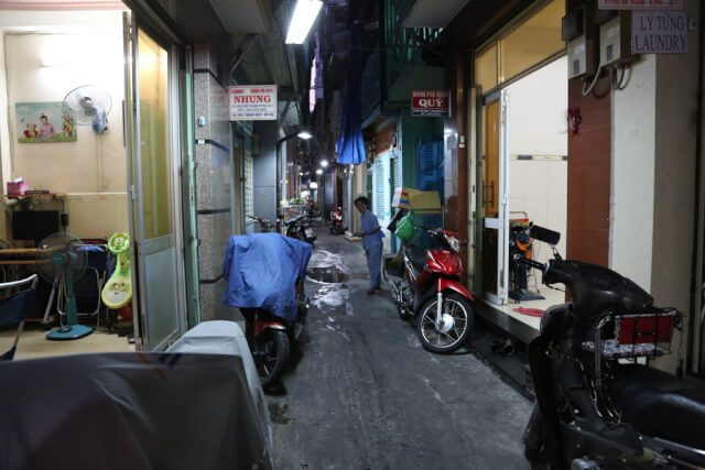 Alley near Bui Vien street, Ho Chi Minh City