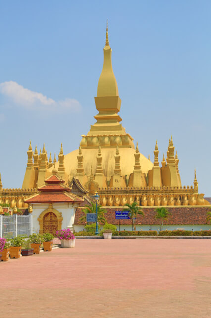 Pha That Luang in Vientiane, Laos