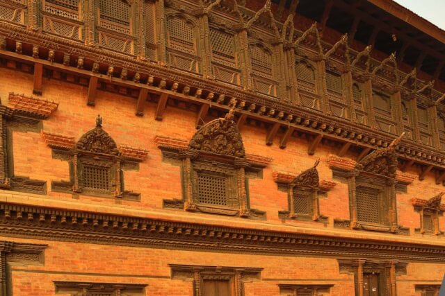 Wood Carvings of the 55 Window Palace in Bhaktapur