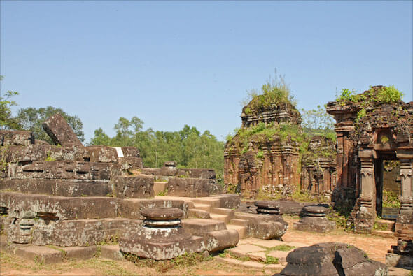 Ruined Cham temples in My Son