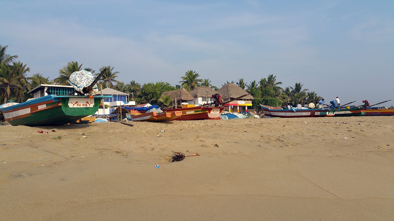 beaches in puducherry