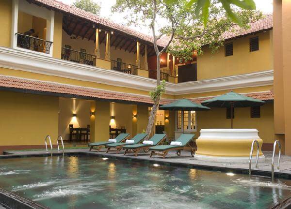 Take a dip in the pool after a hot day in Kochi