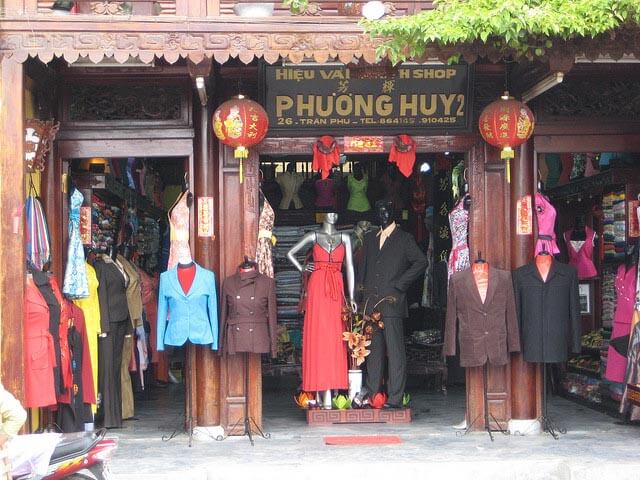 Clothes shop in Hoi An