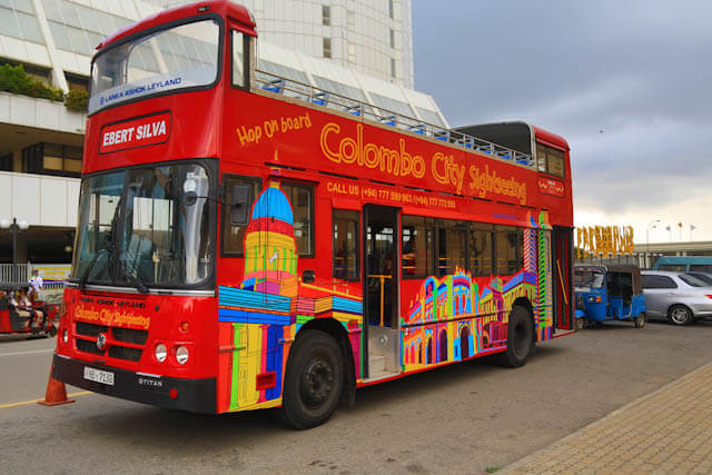 Colombo City Tours Open Top Bus