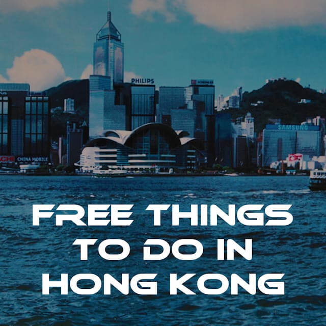 Free things to do in Hong Kong