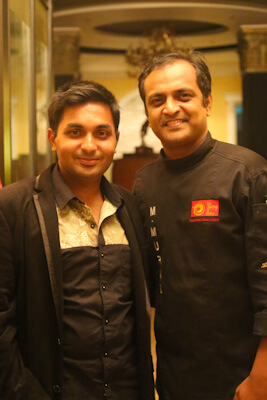 With Chef Mural of The Song of India